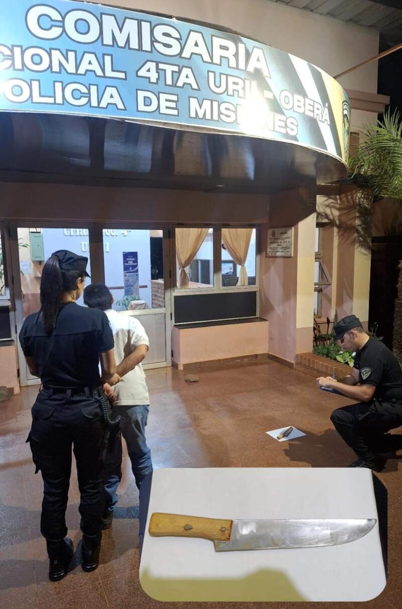 Detuvieron a una mujer que amenazó de muerte e intentó agredir a su hija con un cuchillo imagen-10