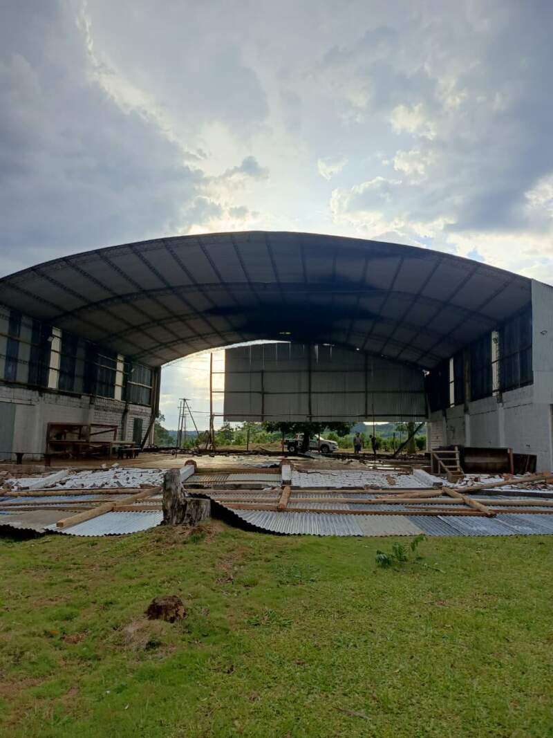 Relevaron daños ocasionados por el temporal en Colonia Aurora 5 Relevaron daños ocasionados por el temporal en Colonia Aurora imagen-4