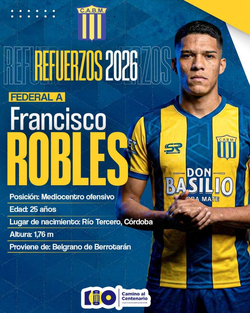 Fútbol: Mitre incorporó a un delantero mendocino 3 Fútbol: Mitre incorporó a un delantero mendocino imagen-2