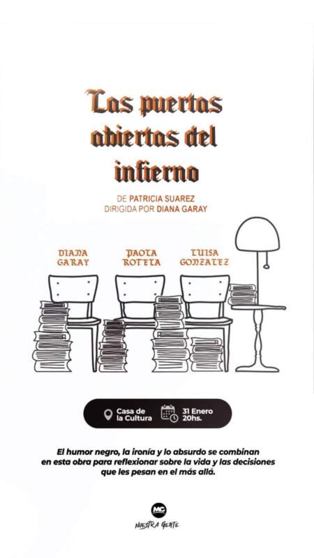 Llega a Montecarlo una obra de humor negro sobre la eternidad: «Las Puertas Abiertas del Infierno» Llega a Montecarlo una obra de humor negro sobre la eternidad: "Las Puertas Abiertas del Infierno" imagen-5