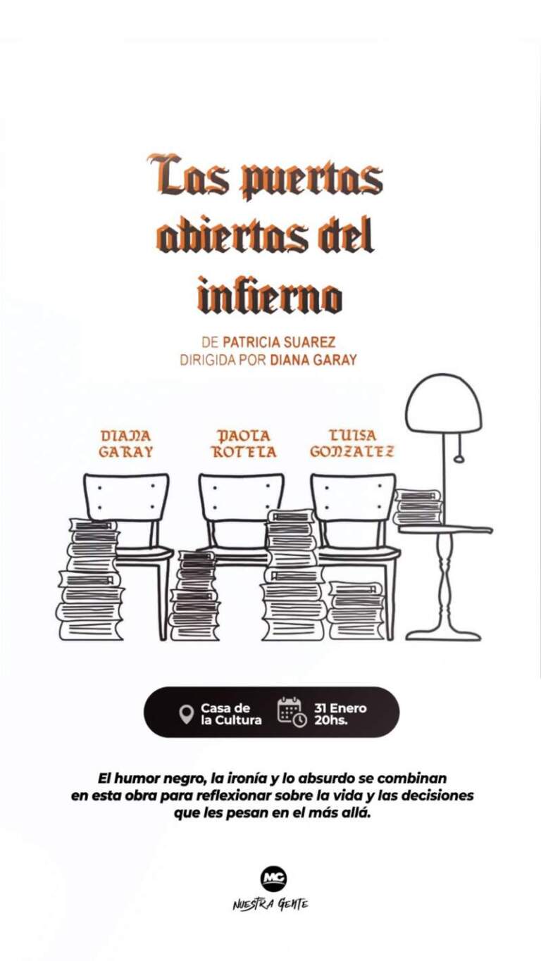 Llega a Montecarlo una obra de humor negro sobre la eternidad: "Las Puertas Abiertas del Infierno" imagen-21