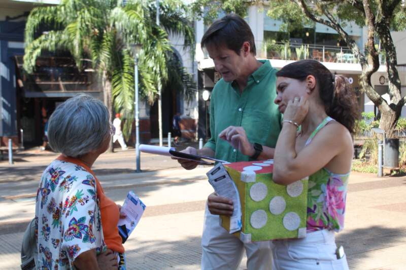Con actividades preventivas y difusión promueven el Juego Responsable en la plaza 9 de Julio imagen-4