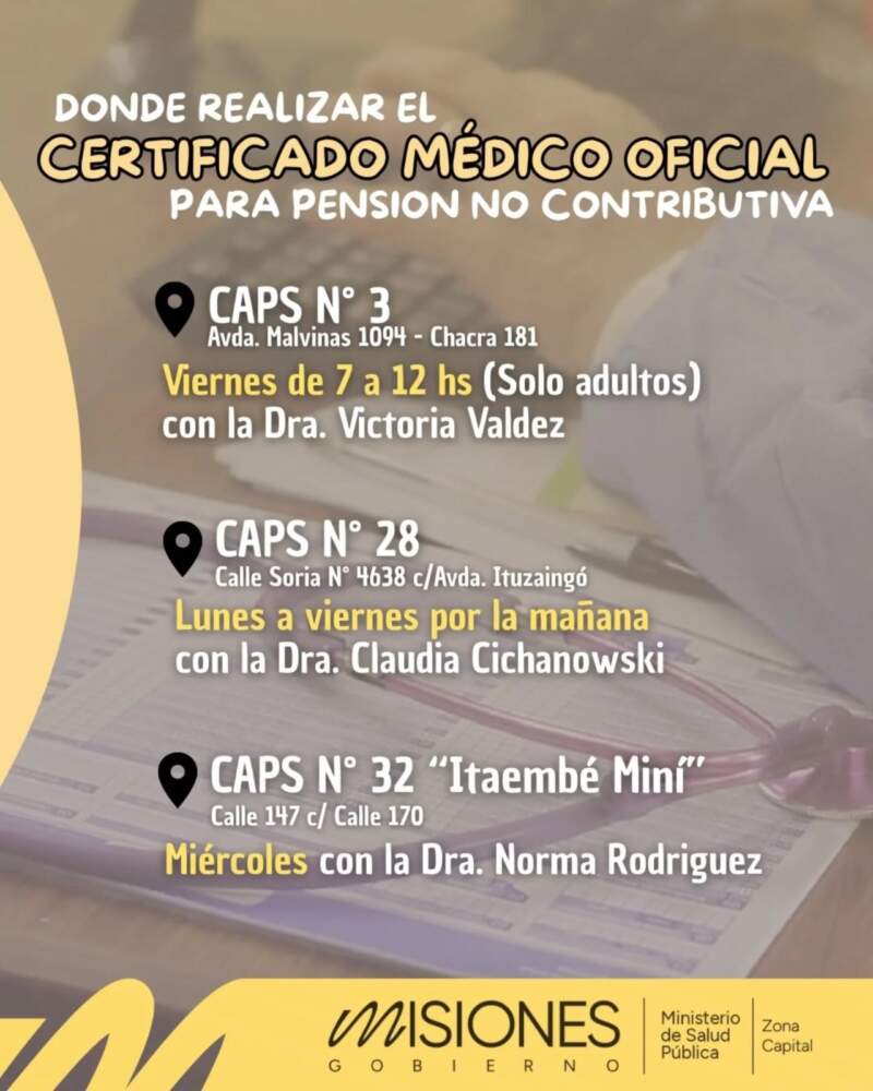 Puntos habilitados para la realización del Certificado Médico Oficial imagen-2