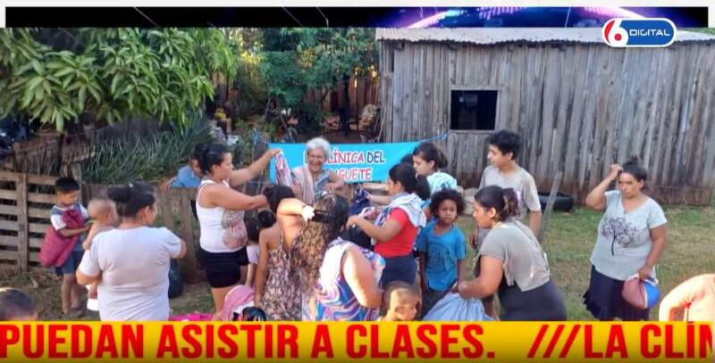 La Clínica del Juguete realizó una campaña de recolección y comenzó la entrega de útiles escolares en distintos barrios antes del inicio de clases imagen-7