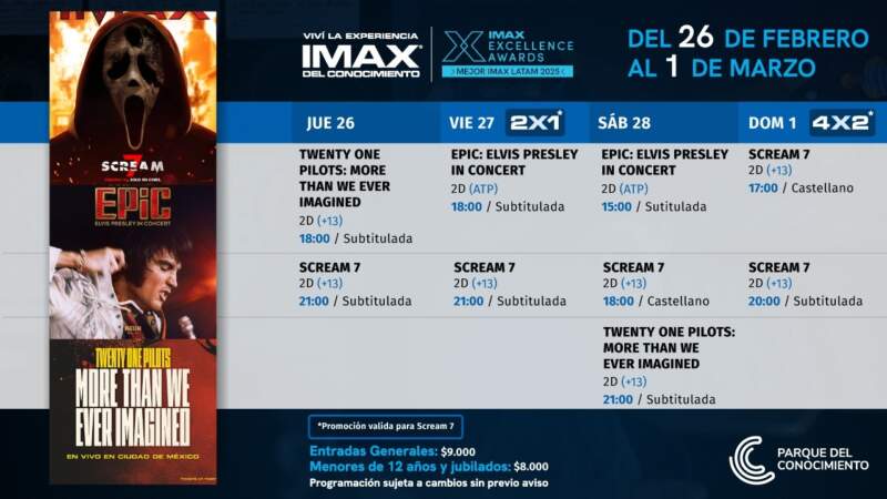 El IMAX despide febrero con rock y terror imagen-8