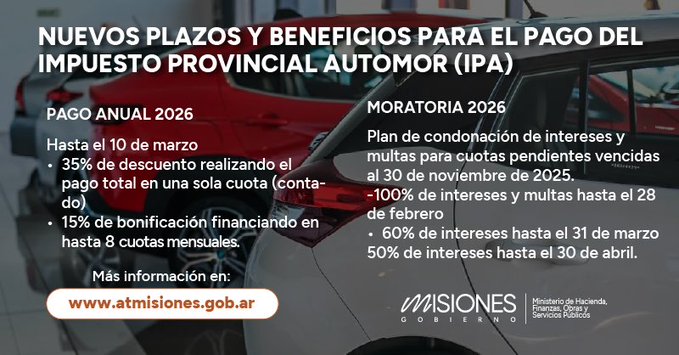 Prórroga del IPA y programas "Ahora": "Ante un escenario de incertidumbre y retracción económica, la prioridad es potenciar el esfuerzo de cada familia misionera", dijo Safrán imagen-12