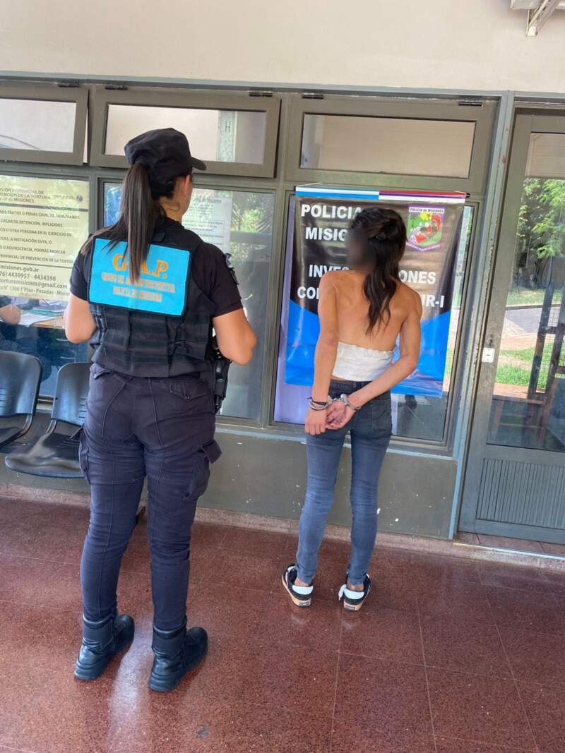 Cámaras del 911 detectaron a una pareja que robó cables del tendido eléctrico en Posadas: Terminaron detenidos imagen-4