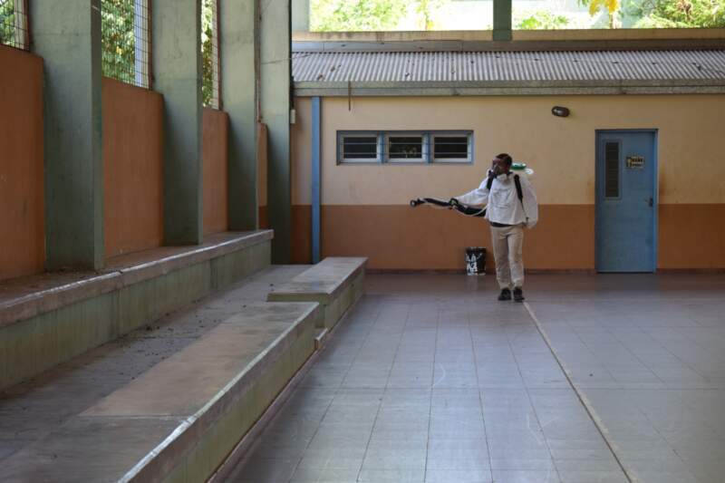 El operativo “Escuelas Seguras” realizó limpieza en el BOP 8 imagen-8