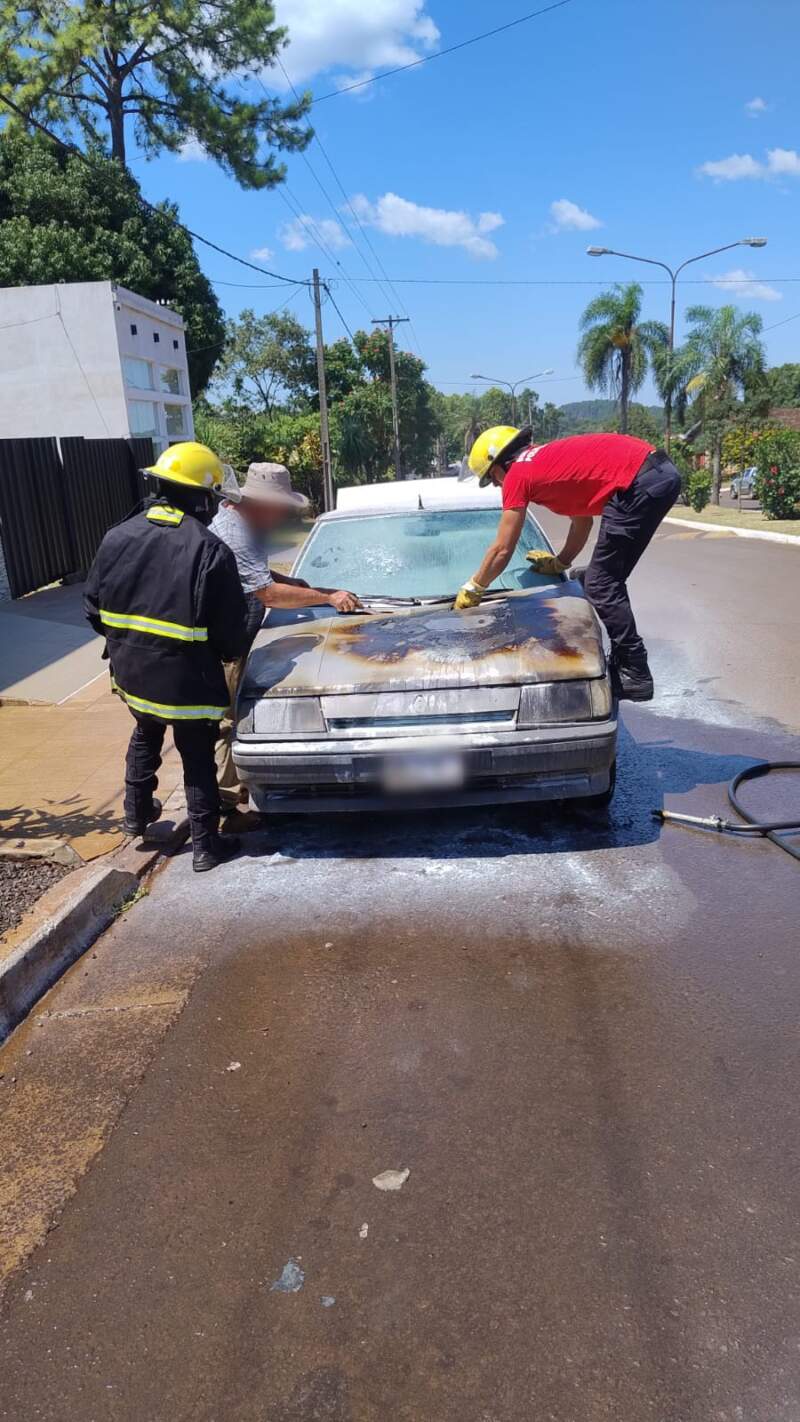 Panambí: sin lesionados tras el principio de incendio de un auto imagen-2