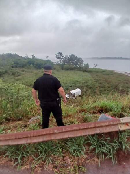 Despiste sobre la Ruta Nacional 12 dejó un conductor lesionado en Puerto Libertad imagen-5