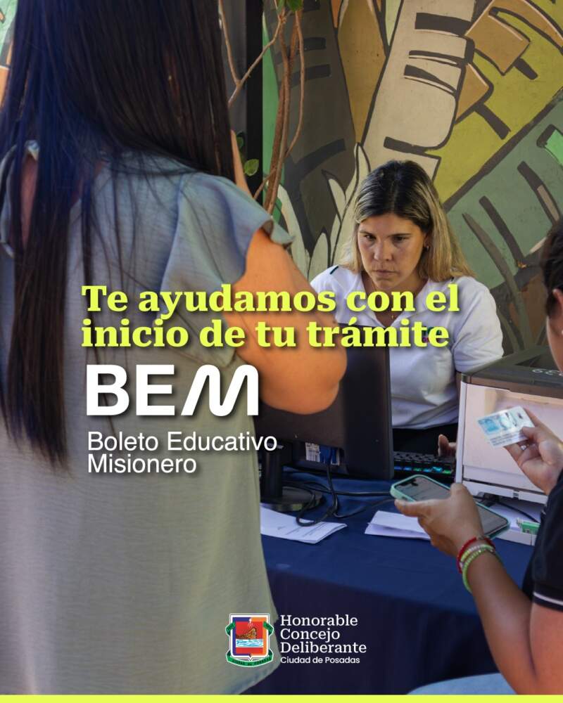Boleto Educativo Misionero: el HCD acampaña en la inscripción de formularios imagen-4