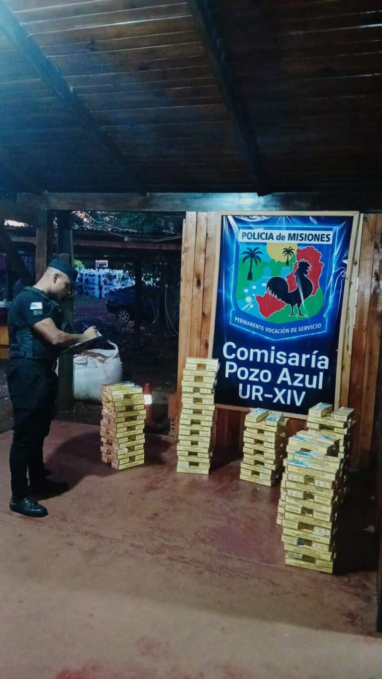 Pozo Azul: control vial derivó en el secuestro de un auto robado y cigarrillos valuados en $13 millones imagen-34
