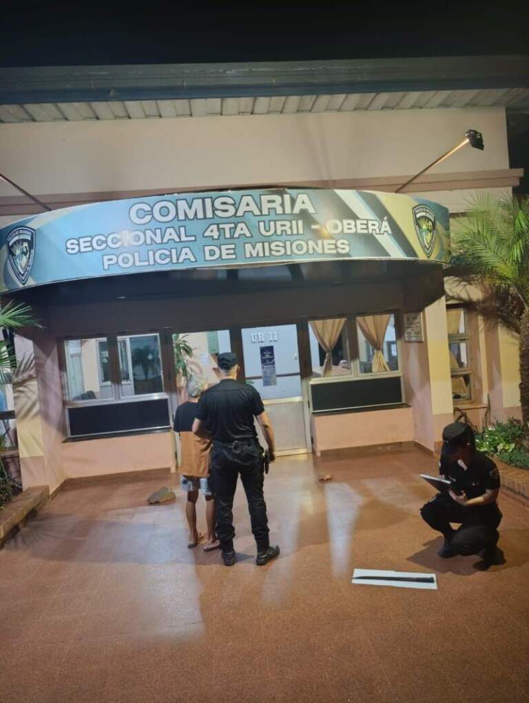 Amenazó a su pareja con un machete y terminó detenido en Oberá imagen-43