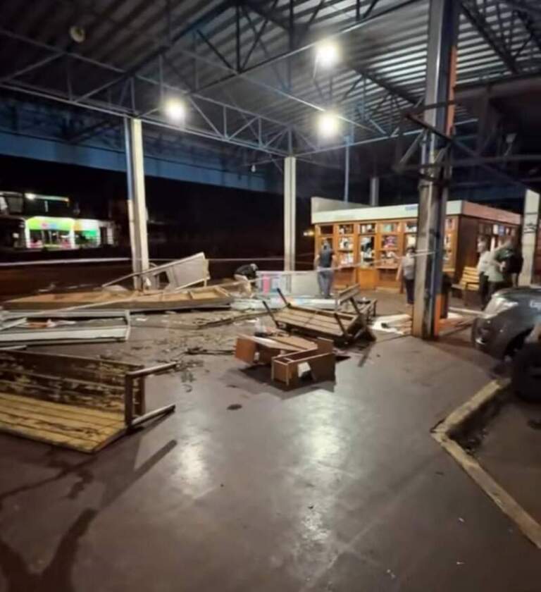 Temporal causó graves destrozos y caos en la Terminal de Ómnibus de Aristóbulo del Valle imagen-8