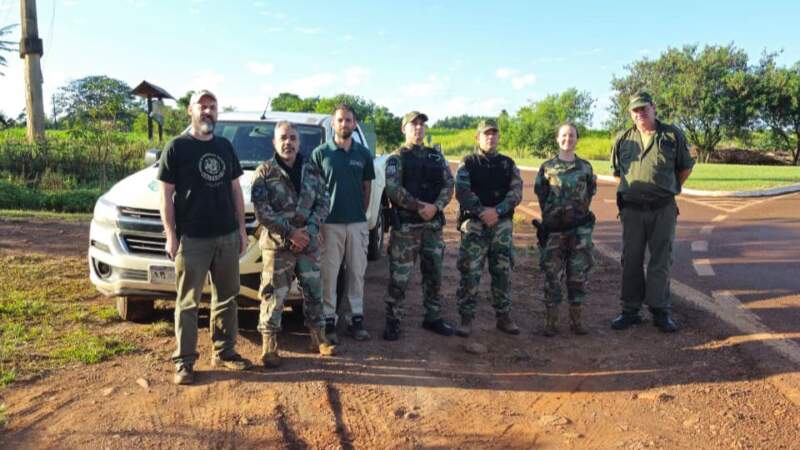 Guardaparques rescataron ejemplares de pecarí en la Península de Andresito imagen-4