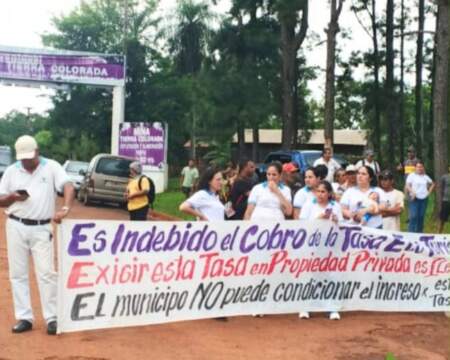 Wanda: crece la tensión por el cobro de la Tasa Eco Turística en el acceso a las minas Wanda: crece la tensión por el cobro de la Tasa Eco Turística en el acceso a las minas imagen-2