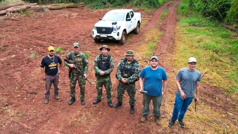 En amplio operativo de control forestal en la provincia interceptan a cazadores furtivos y secuestran armas imagen-2