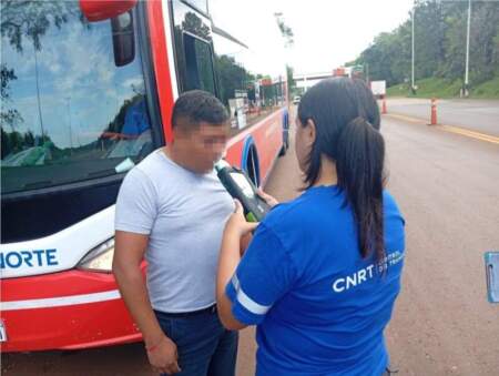En Misiones, CNRT detectó alcoholemia positiva en un servicio de pasajeros y desafectó al conductor profesional imagen-5