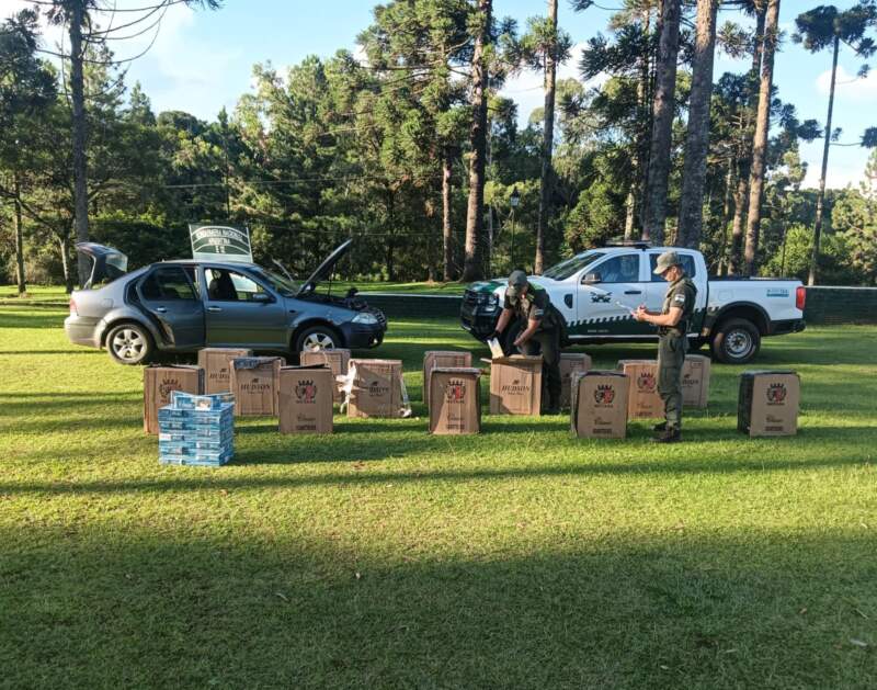 Gendarmería frustró el traslado de cigarrillos de contrabando en cercanías de la Reserva Yateí luego de una huida a alta velocidad 3 Gendarmería frustró el traslado de cigarrillos de contrabando en cercanías de la Reserva Yateí luego de una huida a alta velocidad imagen-2