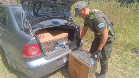 Gendarmería frustró el traslado de cigarrillos de contrabando en cercanías de la Reserva Yateí luego de una huida a alta velocidad imagen-11