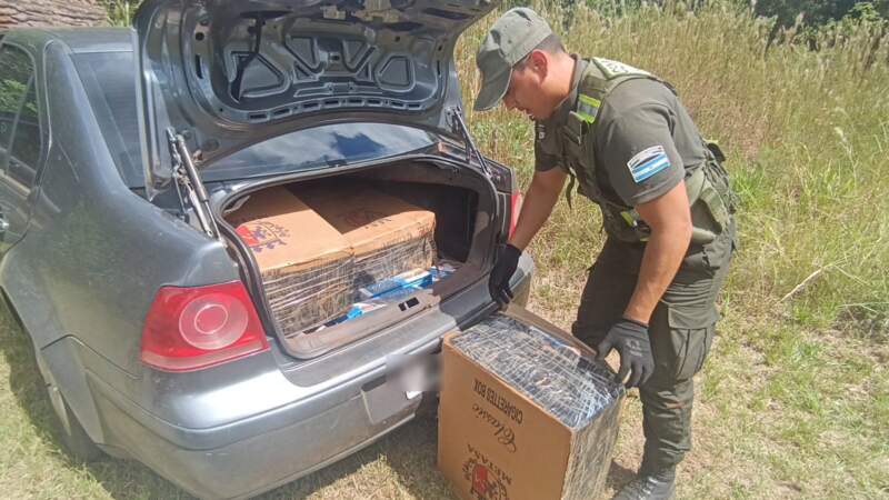 Gendarmería frustró el traslado de cigarrillos de contrabando en cercanías de la Reserva Yateí luego de una huida a alta velocidad imagen-12