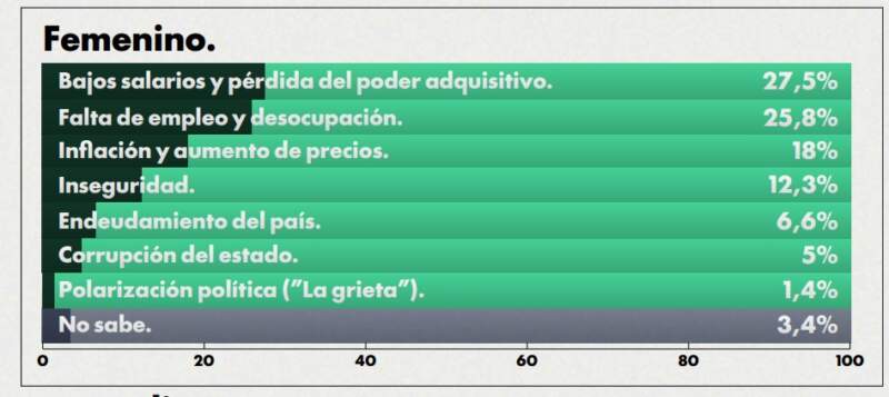 Encuesta 8M: según el género femenino, desde que asumió Milei aumentó la violencia hacia las mujeres 4 Encuesta 8M: según el género femenino, desde que asumió Milei aumentó la violencia hacia las mujeres imagen-3