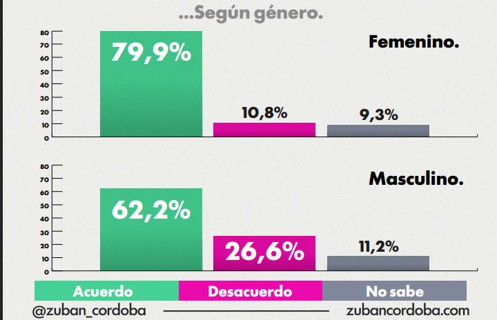 Encuesta 8M: según el género femenino, desde que asumió Milei aumentó la violencia hacia las mujeres 26 Encuesta 8M: según el género femenino, desde que asumió Milei aumentó la violencia hacia las mujeres imagen-25