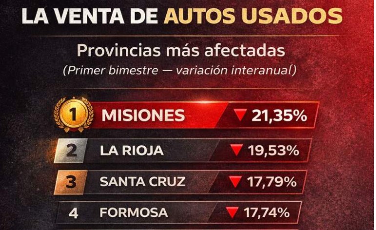 Fuerte caída en la venta de autos usados en Misiones: el impacto de la crisis productiva se profundiza imagen-51