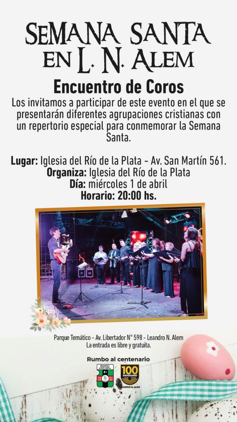 Semana Santa en Alem, un espacio único para revivir la esencia pascual imagen-8