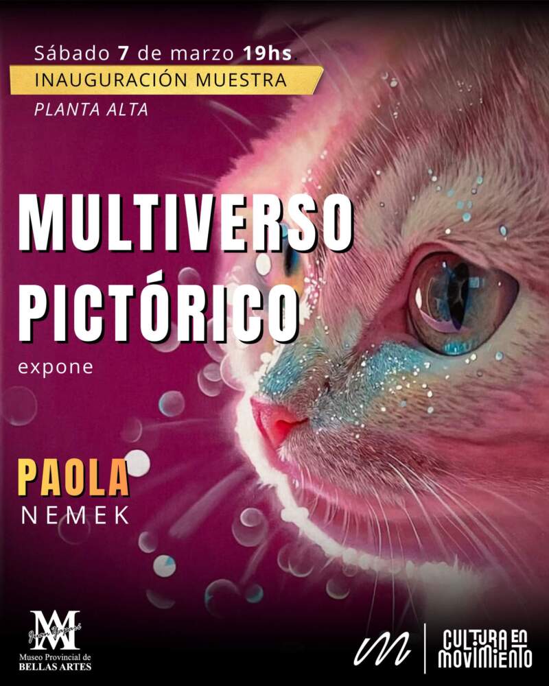 “Multiverso pictórico”: Paola Nemek inaugura su primera muestra en el Museo Provincial de Bellas Artes Juan Yaparí imagen-5
