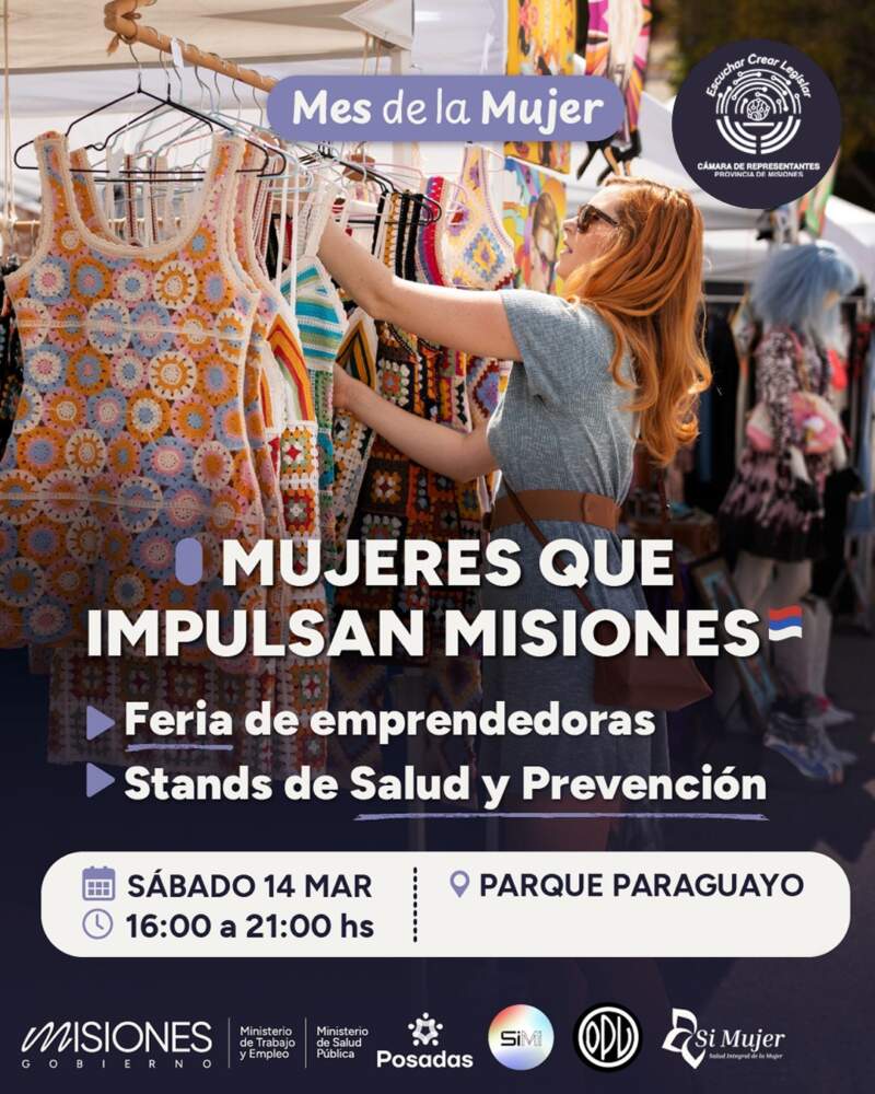La Legislatura, junto con otras instituciones, organiza una feria de emprendedoras este sábado en el Parque Paraguayo imagen-6