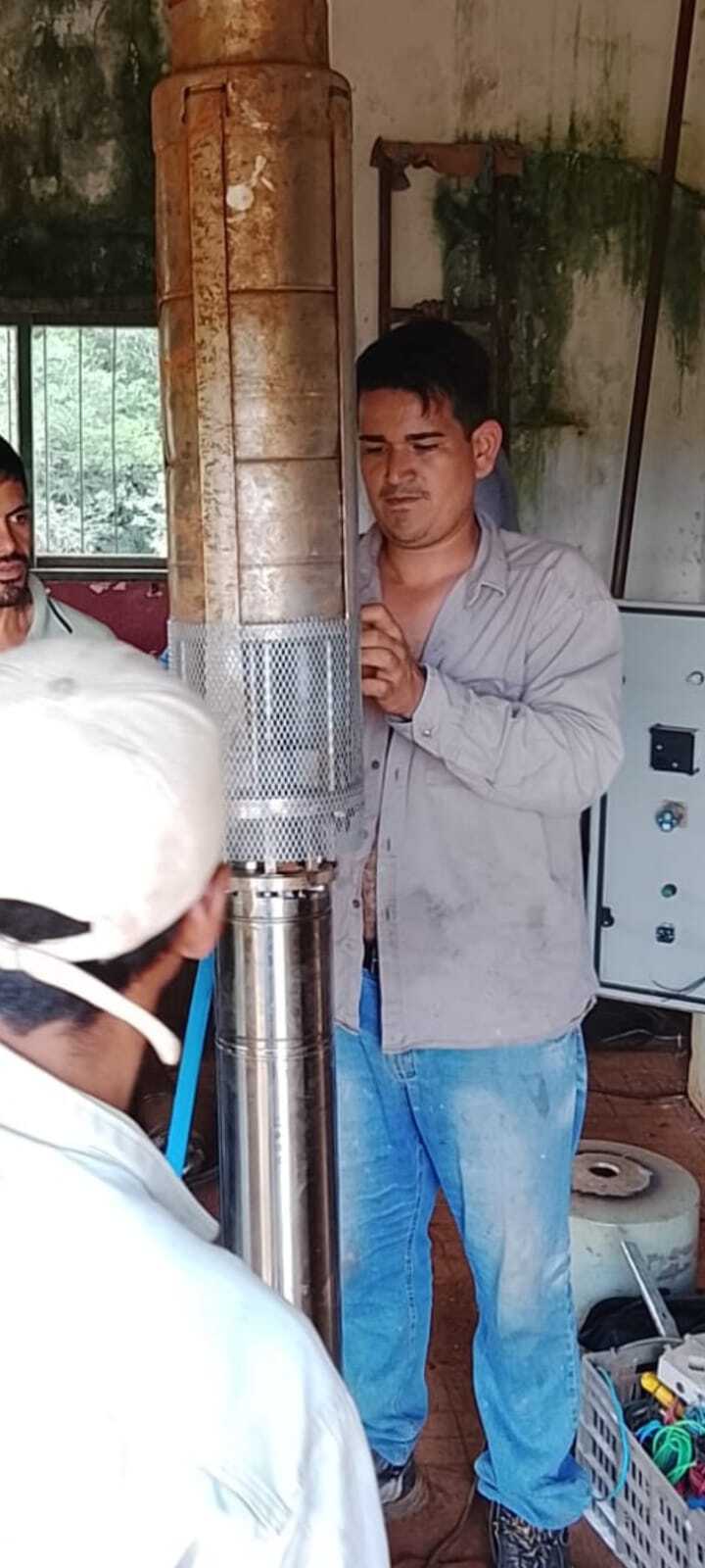 San Pedro: el Imas reemplazó un equipo clave en la toma del arroyo Mbigua para garantizar el abastecimiento de agua potable imagen-4