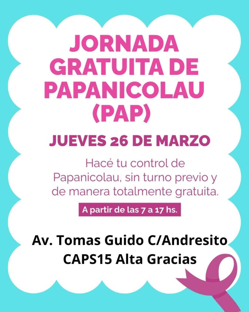 Realizarán jornada de prevención del cáncer de cuello uterino en Aristóbulo del Valle y Posadas imagen-2
