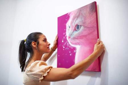 “Multiverso pictórico”: Paola Nemek inaugura su primera muestra en el Museo Provincial de Bellas Artes Juan Yaparí imagen-7