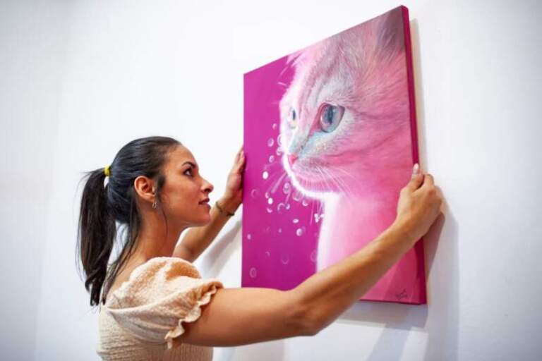 “Multiverso pictórico”: Paola Nemek inaugura su primera muestra en el Museo Provincial de Bellas Artes Juan Yaparí imagen-7