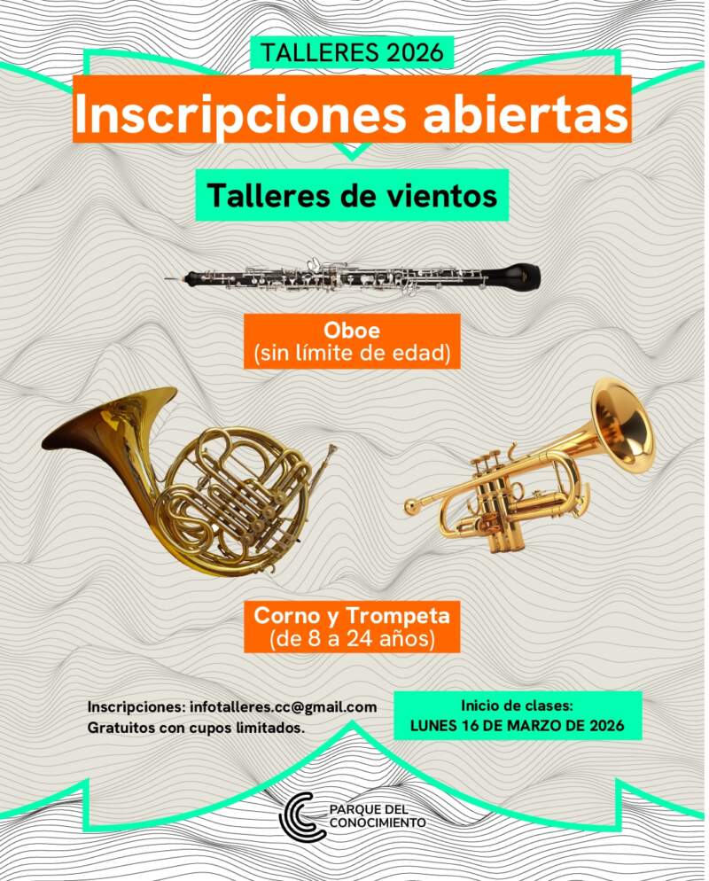 Inscripciones abiertas para los Talleres de Cuerdas y Vientos en el Parque del Conomiento imagen-4