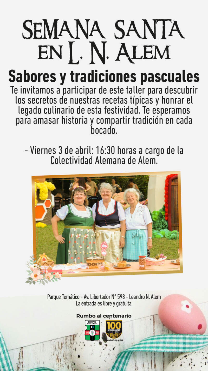 Semana Santa en Alem, un espacio único para revivir la esencia pascual imagen-14