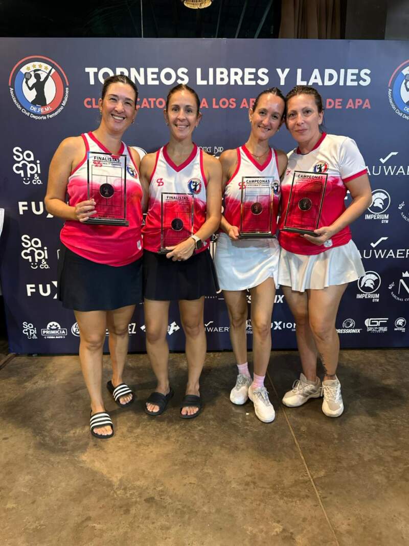 Defemi: primeras campeonas del año tras la primera fecha del torneo de libres clasificatorio al Nacional de Pádel imagen-8