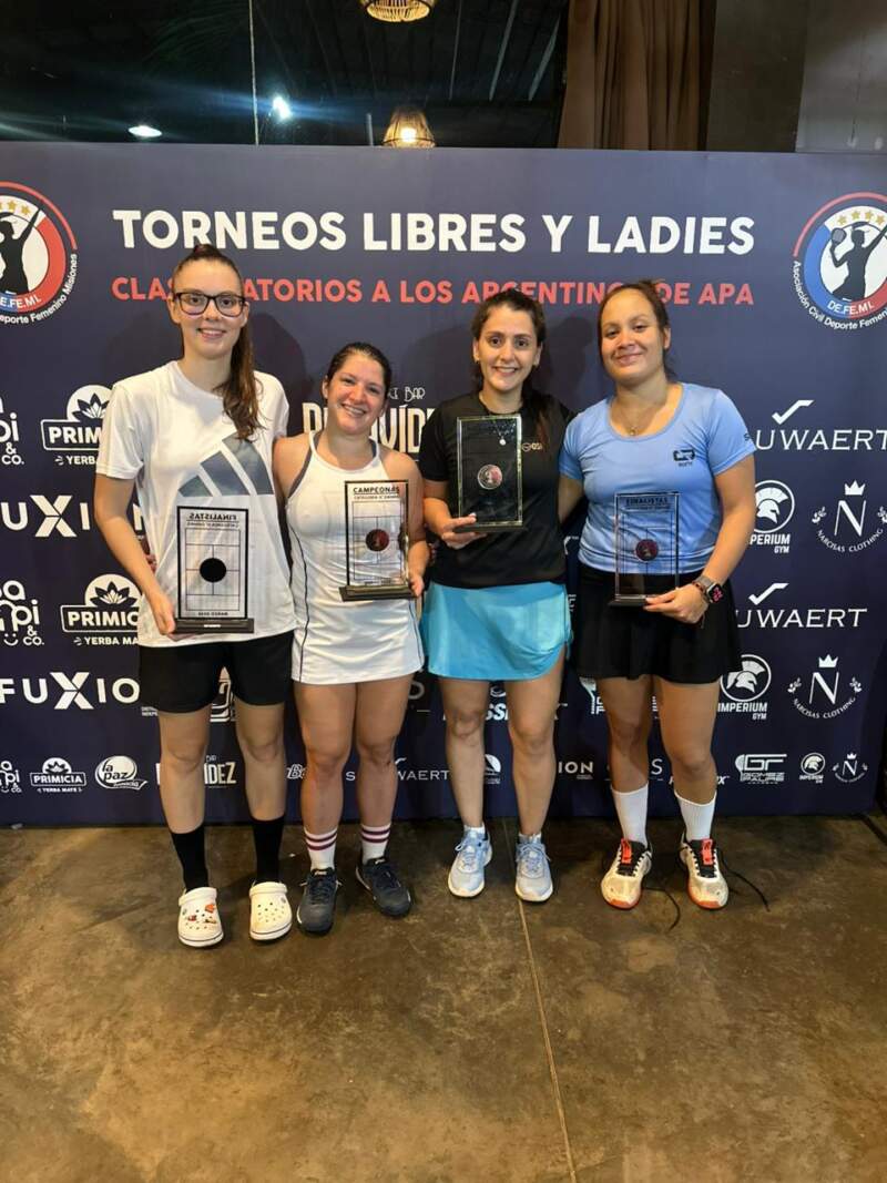 Defemi: primeras campeonas del año tras la primera fecha del torneo de libres clasificatorio al Nacional de Pádel imagen-6