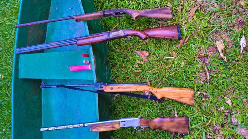 Amplio operativo de guardaparques en la Reserva de Biosfera Yabotí: destruyen campamentos ilegales y secuestran armas, redes y explosivos imagen-8