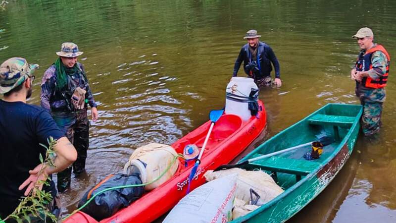 Amplio operativo de guardaparques en la Reserva de Biosfera Yabotí: destruyen campamentos ilegales y secuestran armas, redes y explosivos imagen-10