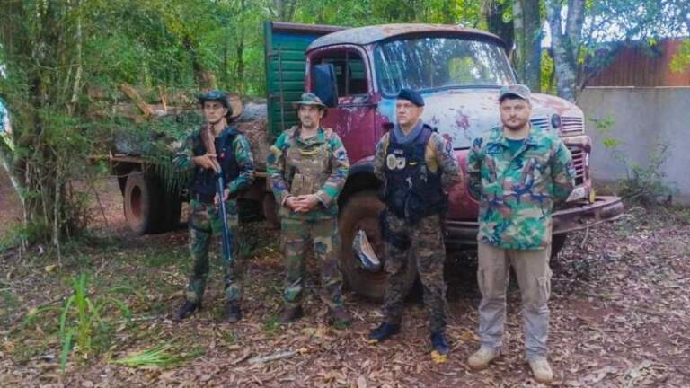 Incautan camión con madera nativa sin documentación en operativos de control forestal en Comandante Andresito imagen-46