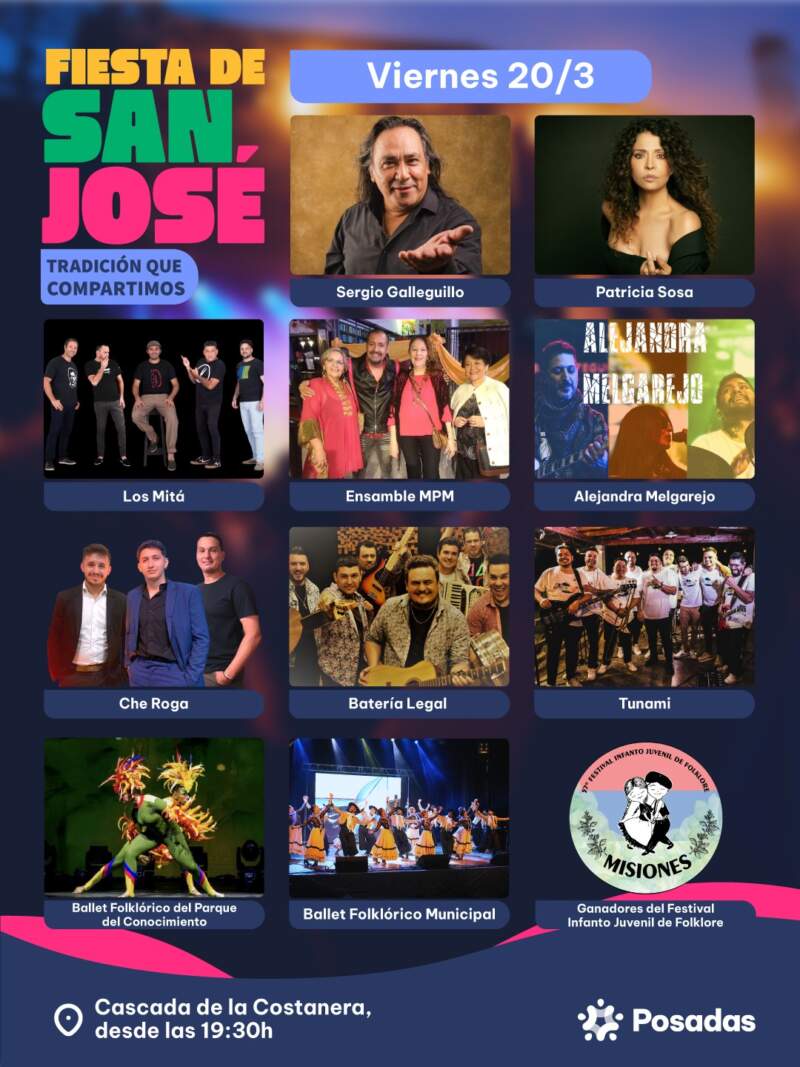 Posadas presentó la segunda edición de la Fiesta de San José en el Parque La Cascada imagen-2