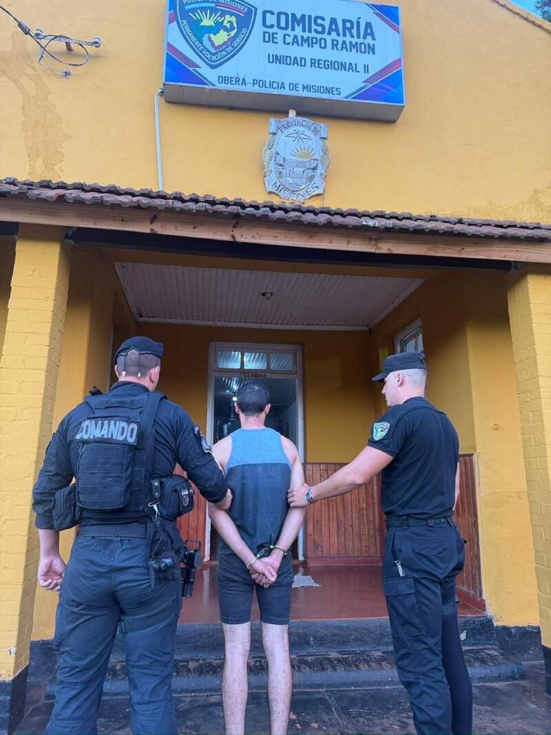 Fue a visitar a su ex con su novio y ambos fueron retenidos en la vivienda: el acusado terminó detenido en Campo Ramón imagen-2