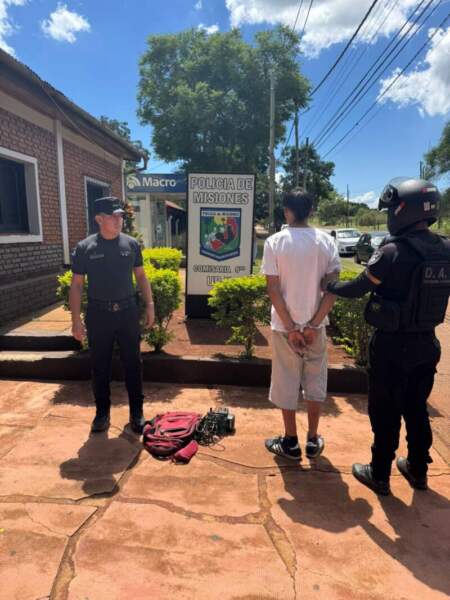 Reincidente tras las rejas: "Sabino" fue detenido cuando escapaba de un taller mecánico tras un robo imagen-7