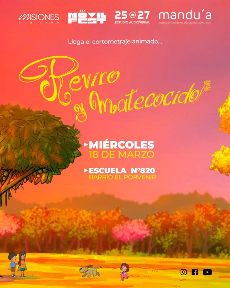 El Programa Conozco Misiones con mi Escuela y el Móvilfest promueven proyecciones animadas para fomentar la creatividad y la alfabetización audiovisual en escuelas misioneras imagen-2