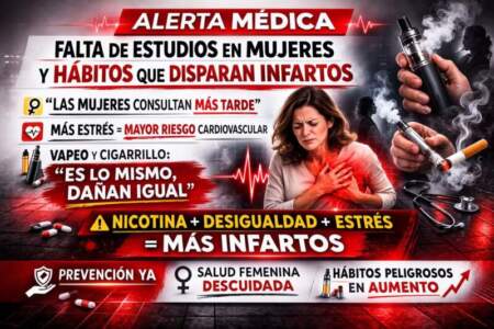 Fuerte advertencia médica: falta de estudios en mujeres y hábitos que disparan infartos imagen-5