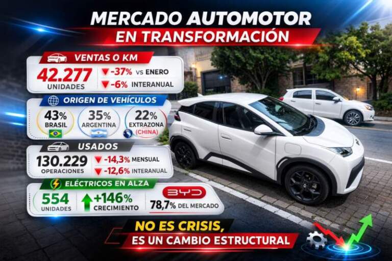 No es crisis, es transformación: se hunden las ventas, cambian los dueños del mercado y avanzan los eléctricos imagen-8