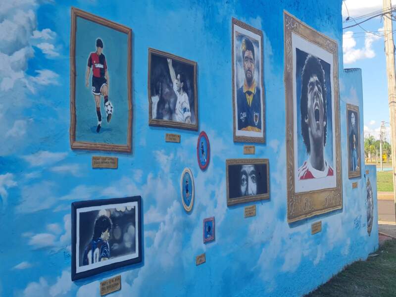 Presentación de un nuevo mural en honor a Diego Maradona 3 Presentación de un nuevo mural en honor a Diego Maradona imagen-2