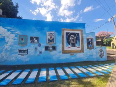Presentación de un nuevo mural en honor a Diego Maradona imagen-4